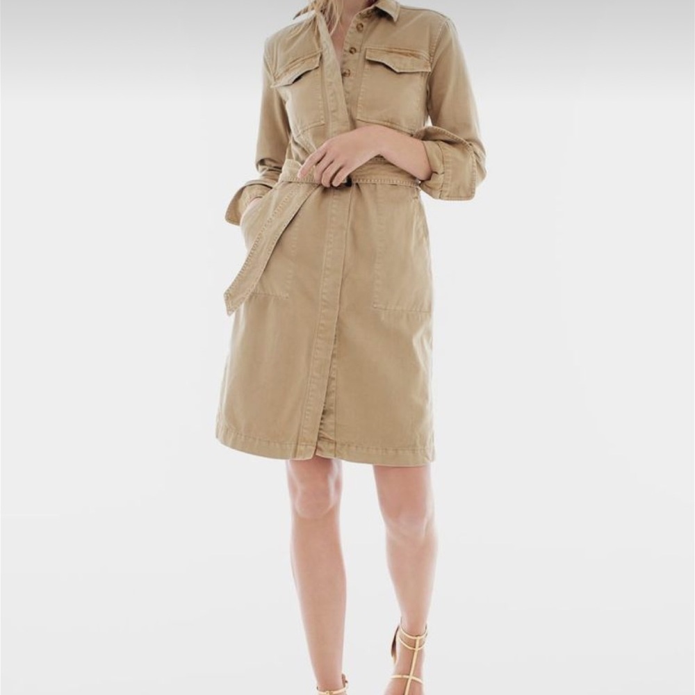 JCREW Safari khaki Dress